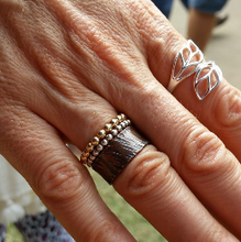 Load image into Gallery viewer, Copper Tube Ring - 10mm Wide Band