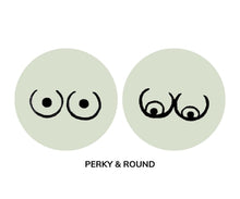 Load image into Gallery viewer, Boobies Round Drop Earrings