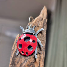 Load image into Gallery viewer, Lady Beetle Earrings