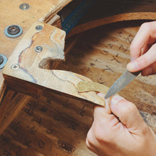 Load image into Gallery viewer, Behind the scenes look of us making HER ear cuff