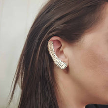Load image into Gallery viewer, GIVE ME WINE ear cuff modelled by Sheridan Eveline