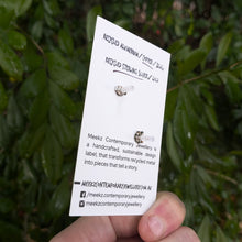 Load image into Gallery viewer, Mistletoe Moth Studs