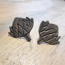 Load image into Gallery viewer, Protea Head Studs detail view