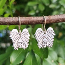 Load image into Gallery viewer, Dog Drop Earrings - Mini Stamped Faces