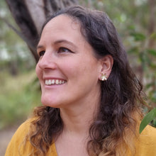 Load image into Gallery viewer, Spider Lily Studs Modelled by Jemica side view