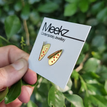 Load image into Gallery viewer, Yellow Tiger Moth Studs