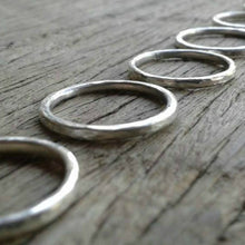 Load image into Gallery viewer, Silversmithing Textured Silver Rings - @Mkz HQ (2nd August 2026)