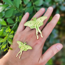 Load image into Gallery viewer, Luna Moth Brooch