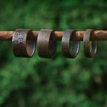 Load image into Gallery viewer, Copper Tube Rings on a stick