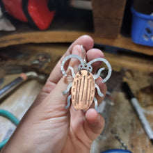 Load image into Gallery viewer, Beetle Drop Earrings