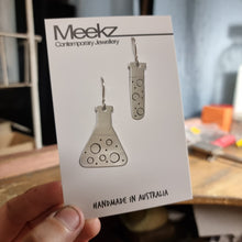 Load image into Gallery viewer, Test Tube & Flask Earrings
