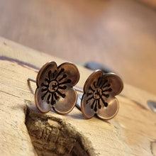 Load image into Gallery viewer, Poppy Stud Earrings side view