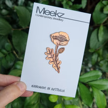 Load image into Gallery viewer, Poppy Brooch