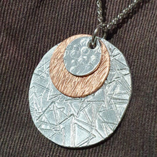 Load image into Gallery viewer, 3 tier drop necklace workshop example
