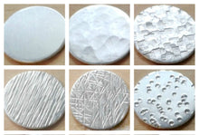 Load image into Gallery viewer, 6 Texture Options for Heart Hoop Earrings