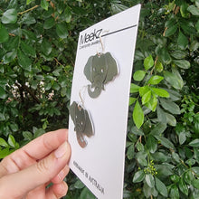 Load image into Gallery viewer, elephant drop earrings