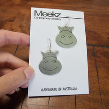 Load image into Gallery viewer, Hippo Drop Earrings