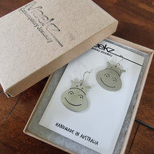 Load image into Gallery viewer, Hippo Drop Earrings in Packaging Box