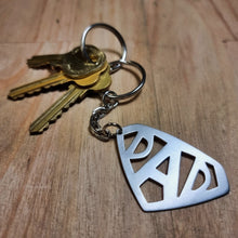 Load image into Gallery viewer, Dad Word Keychain - Father&#39;s Day / Grandad
