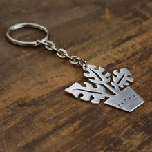 Load image into Gallery viewer, Plant Keychain - Potted Monstera