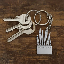 Load image into Gallery viewer, Plant Keychain - Mother in Laws Tongue / Snake Plant on Keys