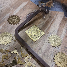 Load image into Gallery viewer, Flower Drop Earrings Sunflowers Making in the studio