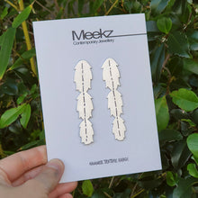 Load image into Gallery viewer, Christmas Cactus Studs on card