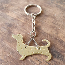 Load image into Gallery viewer, Dog Keychains - Dachshund Full Body
