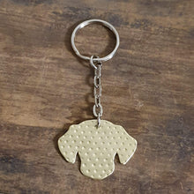 Load image into Gallery viewer, Dog Keychains - Dachshund Head