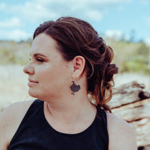 Load image into Gallery viewer, Australiana - Scrub Turkey Hoop Earrings