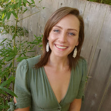 Load image into Gallery viewer, Australian native flower earrings - bottle brush modelled