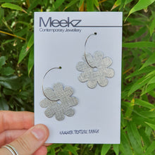 Load image into Gallery viewer, Hoop Earrings - Daisy on card close up detail