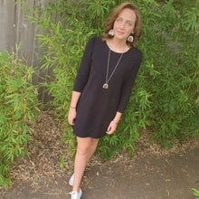 Load image into Gallery viewer, Rainbow Hoop Earrings Aluminium Copper Aluminium Modelled by Jess with Matching Necklace