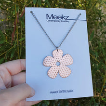 Load image into Gallery viewer, Flower Necklace Petunia on card