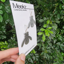 Load image into Gallery viewer, sheep drop earrings left