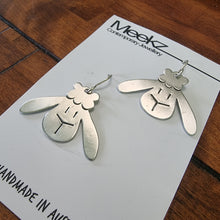 Load image into Gallery viewer, sheep drop earrings closeup