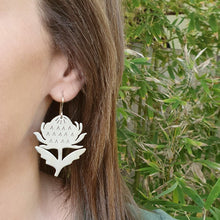 Load image into Gallery viewer, Australian Native Flower Earrings - Waratah