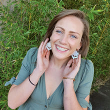 Load image into Gallery viewer, Australian Native Flower Earrings - Waratah