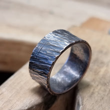 Load image into Gallery viewer, Copper Tube Ring - 10mm Wide Ring
