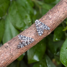 Load image into Gallery viewer, Mistletoe Moth Studs

