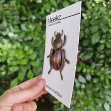 Load image into Gallery viewer, Scarab Beetle Brooch
