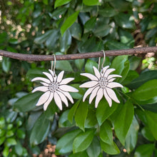 Load image into Gallery viewer, Flannel Flower Drop Earrings

