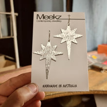 Load image into Gallery viewer, Christmas Star Drop Earrings
