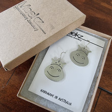 Load image into Gallery viewer, Hippo Drop Earrings in Packaging Box
