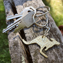 Load image into Gallery viewer, Australiana Kangaroo Keychain on Keys
