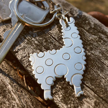 Load image into Gallery viewer, Llama Keychain on keys
